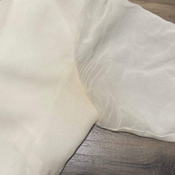 Laura Ashley Ivory Ruffle Long Sleeve Blouse - Picture 3 of 5